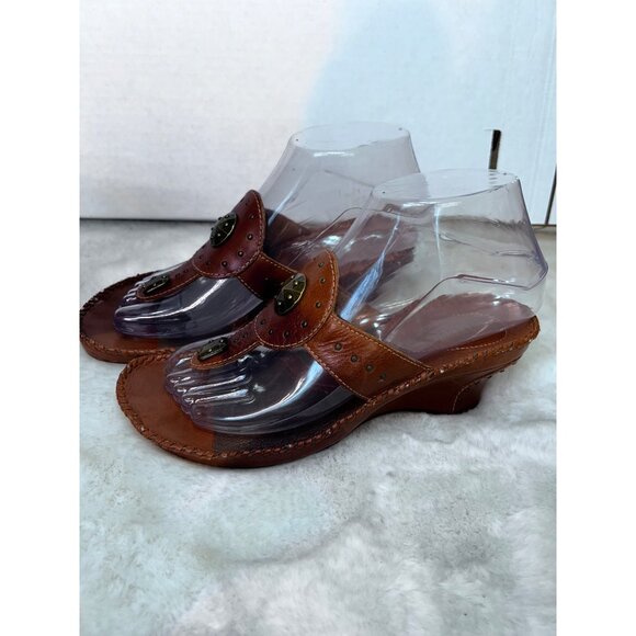 Clark’s Artisan Collection leather sandal women size 6 M - Picture 7 of 8